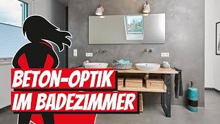 BetonOptik im Badezimmer  Bauhelden [upl. by Adi]