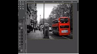 Gimp How to change to a black and white image and add selective colorization [upl. by Brewer]