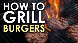 The Art of Grilling How to Grill a Burger [upl. by Suivatram782]