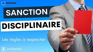 La sanction disciplinaire du salarié  procédure délai les règles à respecter  par Juritravail [upl. by Aziram748]