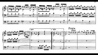 Bach  Prelude and Fugue in C major BWV 553 [upl. by Ahsinrats188]