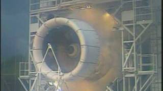 Turbine engine explodes [upl. by Llatsyrk]