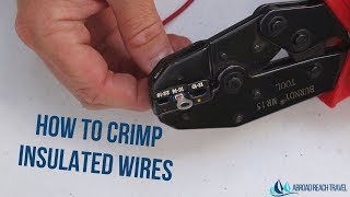 How to Crimp Small Insulated Wires [upl. by Reeve]