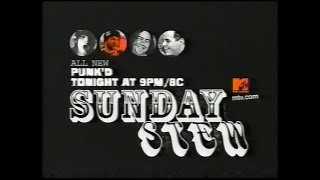 MTV  20031109  Commercials Bumps amp Credits Sunday Stew Block [upl. by Suelo]