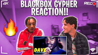 AMERICANS REACT TO DAVE  BLACKBOX CYPHER [upl. by Ahsenra615]