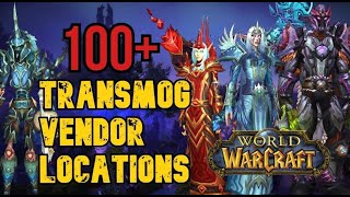 Where To Find TRANSMOG VENDOR Locations In World of Warcraft [upl. by Rialb]