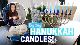 HOW TO LIGHT HANUKKAH CANDLES [upl. by Acyre523]