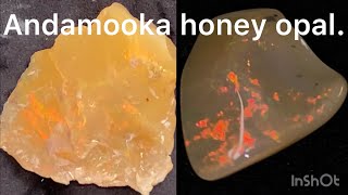 Carving Andamooka honey opal [upl. by Oned]