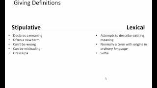 Types of Definitions [upl. by Nonnerb]