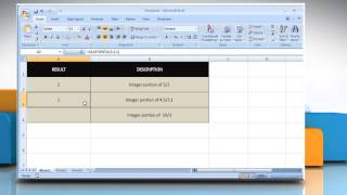 How to use the QUOTIENT function in Excel Tutorial [upl. by Nimzay]