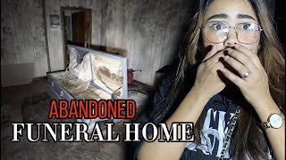 Exploring an ABANDONED FUNERAL HOME at 3AM [upl. by Aeirdna345]