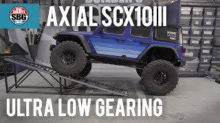 Axial SCX10III Gearing  How Low Can You Go [upl. by Lira661]