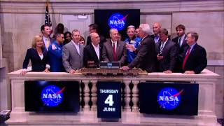 NASA Partners Ring Closing Bell at New York Stock Exchange [upl. by Garnett]