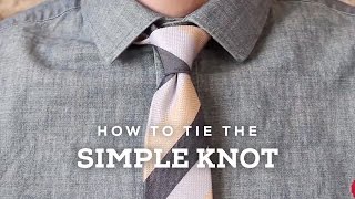 How to Tie a Perfect Simple Knot [upl. by Deaner937]