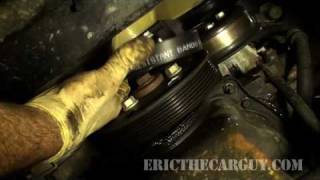 How To Replace a Serpentine Belt  EricTheCarGuy [upl. by Lletnuahs34]