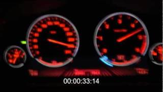 BMW 640d coupe F13  0  250 kmh acceleration  Full HD with exact acceleration measure [upl. by Lutim]