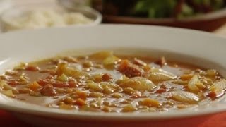 How to Make Lentil Soup  Soup Recipe  Allrecipescom [upl. by Ecnerual657]