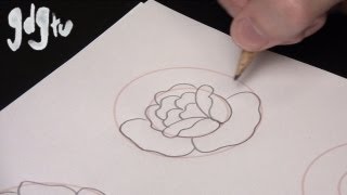 How to Draw Basic Traditional Rose Tattoo Designs by a Tattoo Aritist [upl. by Edak]