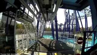 Blue Tornado Front Row On Ride POV  Gardaland [upl. by Countess]