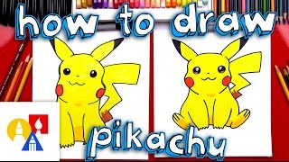 How To Draw Pikachu with color [upl. by Elocel]