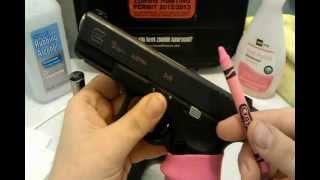 HOW TO  COLOR IN YOUR GUNS LETTER ENGRAVING  NAIL POLISH MOD and CRAYON MOD  DO IT YOURSELF [upl. by Asabi]