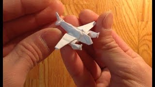 Origami mosquito plane [upl. by Netsriik638]