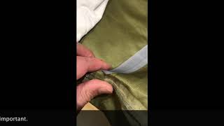 Goretex tape seam repair [upl. by Lemmy]