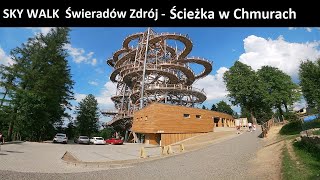 SKY WALK Świeradów Zdrój Ścieżka w Chmurach [upl. by Curr66]