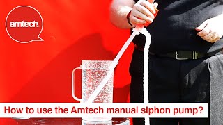 How to use the Amtech manual siphon pump [upl. by Nnaerb]