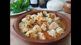 GAMBAS AL AJILLO EN EL HORNO [upl. by Herries]