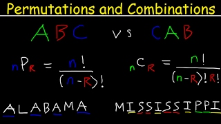 Permutations and Combinations Tutorial [upl. by Assilim]