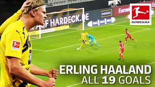 Erling Haaland  19 Goals In Only 21 Bundesliga Games [upl. by Erich]