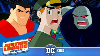 Justice League Action  Space Cabbie To The Rescue  dckids [upl. by Eesak]