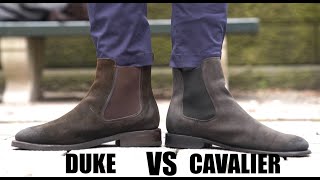 Double Review Thursdays Chelsea Boots Duke vs Cavalier [upl. by Nosduj]