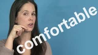 How to Pronounce COMFORTABLE  AMERICAN ENGLISH PRONUNCIATION [upl. by Martens]