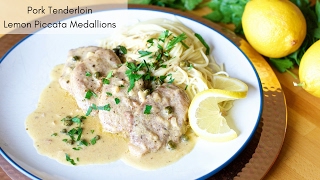 Pork Tenderloin Lemon Piccata Medallions [upl. by Fergus275]