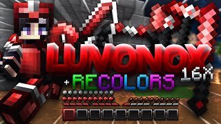 Luvonox 150K 16x FPS Pack Release  Recolors  Minecraft PvP Resourcepack 1718 [upl. by Erving]