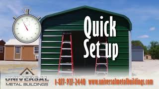 DIY METAL BUILDING KIT  Universal Metal Buildings [upl. by Rhetta]