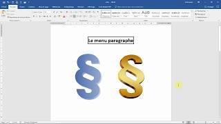 Le menu PARAGRAPHE retraits et espacements Formation WORD [upl. by Goldner495]