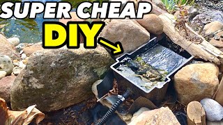 SUPER CHEAP DIY POND FILTER THAT WORKS [upl. by Balas145]