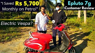 Customer Review of Epluto 7G Electric Scooter in India [upl. by Kohler]