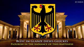 National Anthem of Germany DEEN lyrics  Deutsche Nationalhymne [upl. by Accebar]