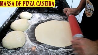 MASSA DE PIZZA CASEIRA I MASSA PROFISSIONAL FEITA EM CASA [upl. by Tierza]