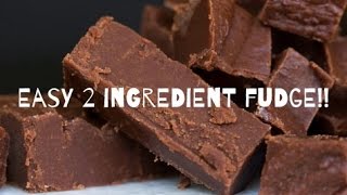 Easy 2 Ingredient Fudge [upl. by Eneja]