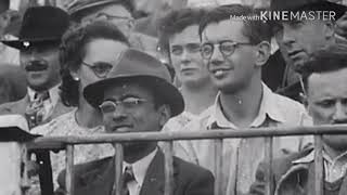 Firstever Broadcasted Cricket Match Highlights  Don Bradman Batting [upl. by Ttennaj]