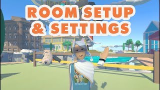 How To Rec Room  Room Setup and Settings [upl. by Cecil]