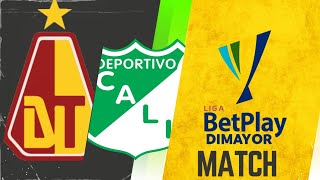 DEPORTES TOLIMA VS DEPORTIVO CALI [upl. by Gaile]