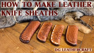 How to Make Leather Knife Sheaths [upl. by Hugues]