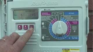 Using Rain Bird ESP Timers Manual Start [upl. by Walke]