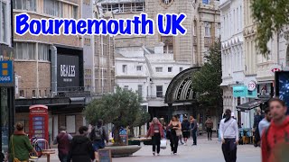 Walking in Bournemouth UK Town Centre 🏴󠁧󠁢󠁥󠁮󠁧󠁿  October 2020 [upl. by Winny]